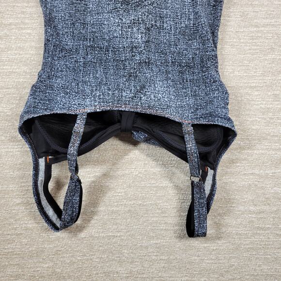 Captiva One Piece Swimsuit Blue Faux Denim Chambray Adjustable Straps Swimwear - Picture 13 of 15